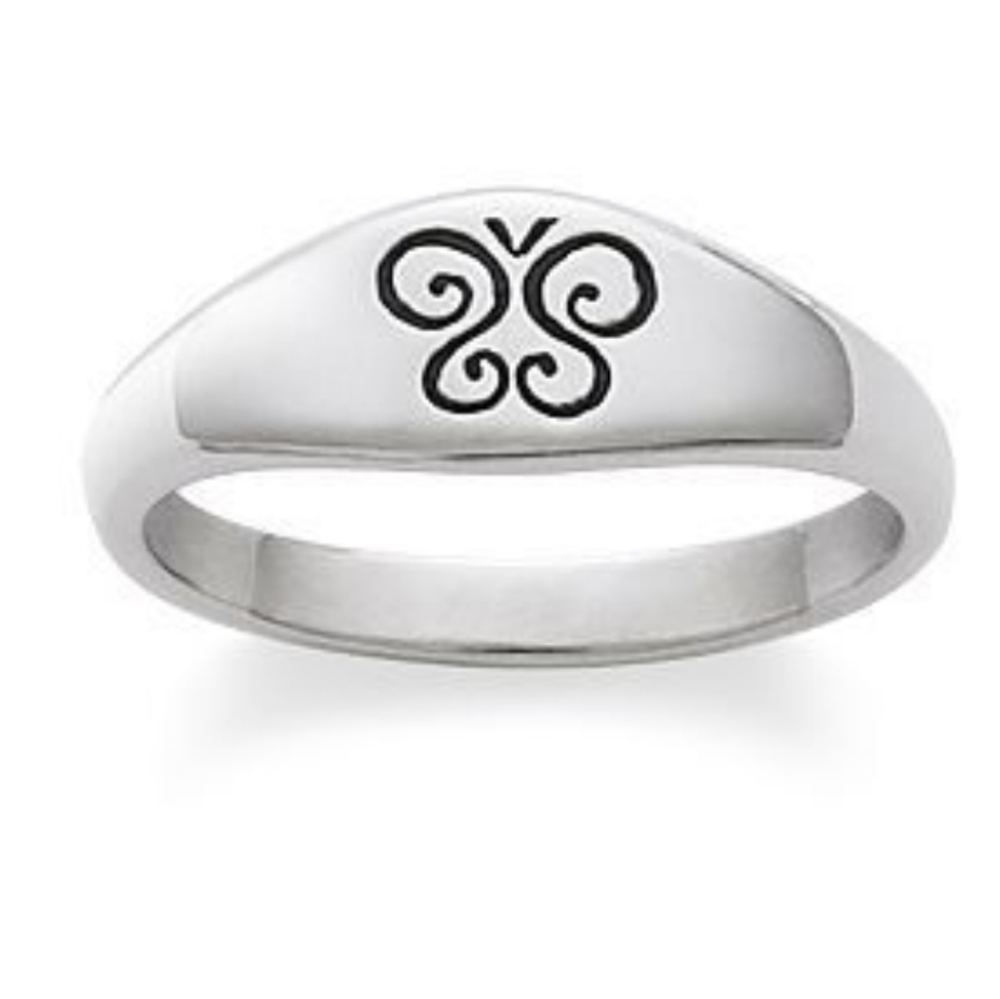 Retired James Avery Butterfly Ring 6.5 Silver